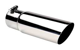 Gibson 500406 Polished Stainless Steel Exhaust Tip Pipes Gibson Performance Exhaust 500406