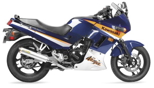 Two Brothers Racing S/O M6 DUAL ALU EX250 89-08 Mufflers / Slip-onsGRY KAWASAKI NINJA EX250 89-08 - 005-1590406D Decals Two Brothers Racing 59-2666