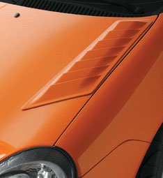 Auto Ventshade Hood Turbo Vents, Medium, for the 1999 Honda Accord Hood Vents Auto Ventshade 1AA1H99--100589--RACSVA