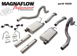 MagnaFlow Cat-Back Exhaust System, for the 1991 Ford Mustang Cat-Back Systems Magnaflow 9AM1F19--03651--RACFGM