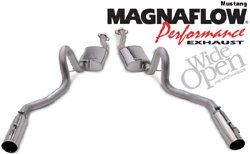 MagnaFlow Cat-Back Exhaust System, for the 2004 Ford Mustang Cat-Back Systems Magnaflow 9AM1F40--17651--RACFGM
