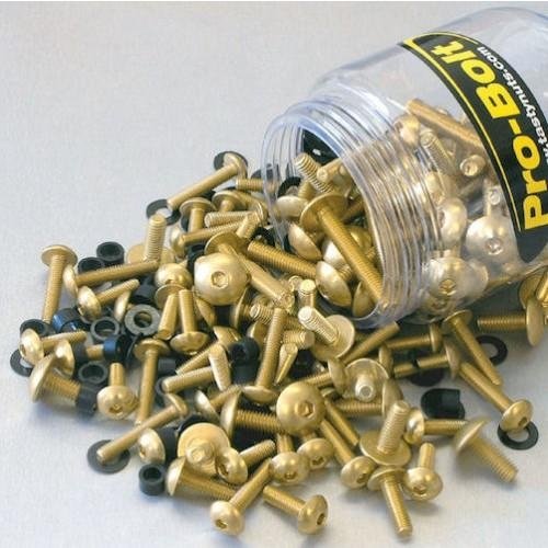 Pro-Bolt 100-Piece Metric Dome Head Bolts Tub (GOLD) Categories Pro Bolt 60-7259