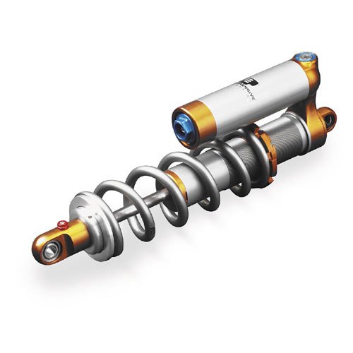 6th Sense ATV Front/Rear Shocks - Yamaha YFZ450 04', Rear Shock (single) Tie-Downs Progressive Suspension