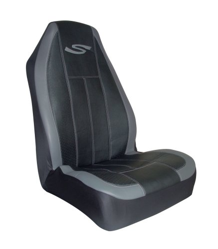 Type S SC00972B-6 Gray Sportex Simulated Leather Seat Cover Accessories Winplus SC00972B6