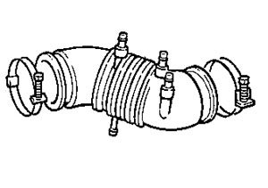 Toyota 17882-43030 Accordian Air Intake Hoses Air Cleaner Intake Toyota 17882-43030