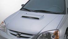 Auto Ventshade Simulated Hood Intake - Small Single WRX-Style, for the 2006 Toyota RAV4 Hood Scoops Auto Ventshade 8F1T60--132389--VUSSVA