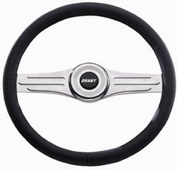 Grant 15871 Heritage Deluxe,Blk Leather Steering System Grant 15871