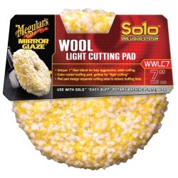 Meguiars MEGWWLC7 Solo One Liquid System Wool Light Cutting Pad Threading & Cutting Tools Meguiars MEGWWLC7