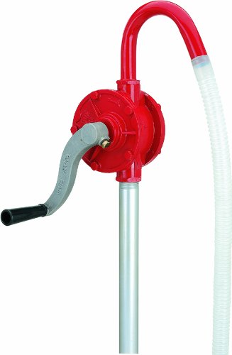Lumax LX-1320 Red Deluxe Heavy Duty Rotary Barrel Pump Barrel Fuel Pumps Lumax LX1320