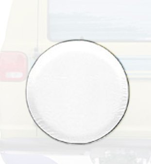 Classic Accessories 75100 OverDrive Custom Fit Spare Tire Cover, White, 21 - 22 Tire Covers Classic Accessories 75100