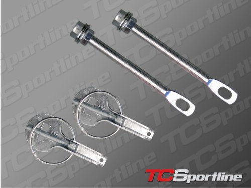 TCSportline Universal Hood Pins for Carbon / Fiberglass Hoods Hood Pins TC Sportline AC-US00201