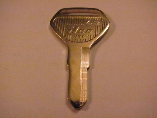 Kawasaki Motorcycle (Code Series 801-845) - Ilco Nickel Plated Key Blank(s) - (KA12) Ignition Lock & Tumbler Kaba KA12