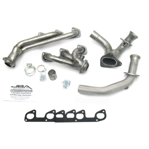 JBA 1634S 1-1/2 Shorty Stainless Steel Exhaust Header with Y-Pipe for Ranger 4.0L V-6 95-97 Headers JBA Racing Headers 1634S