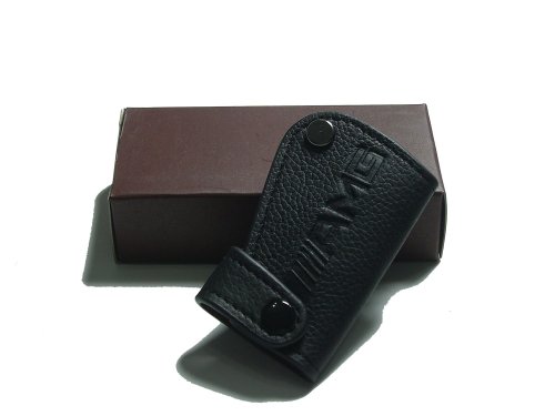 AMG Leather Key Case Chain for Mercedes Benz Fit W203 W210 W211 W220 W124 W140 W163 W164 W202 R171 Key Chains AMG AMG KCS