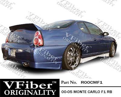 2000-2005 Chevrolet Monte Carlo 2dr Body Kit F1 Rear Bumper Bumpers R00CMF1