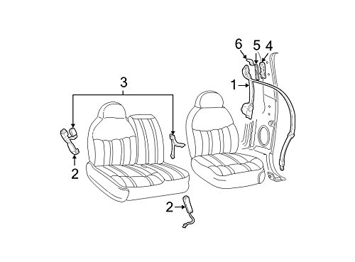 Seat Belts Ford 2L1Z-78611B08-AAE