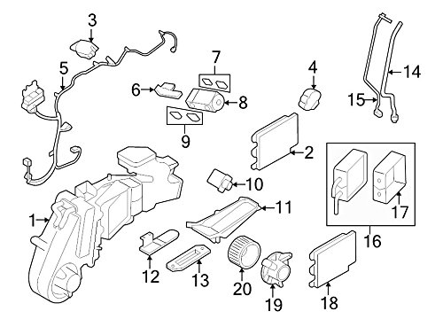 Engine Parts Ford 1W1Z-19E889-GB