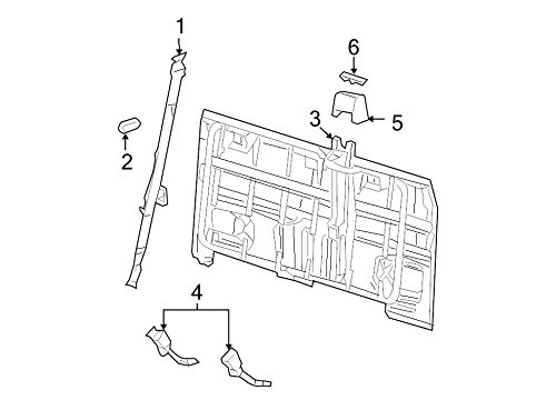 Seat Belts Ford 6L3Z-18611B64-AA