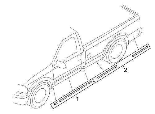 Bumper Stickers, Decals & Magnets Ford 5C3Z-35290D12-BC