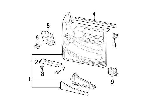 Body Ford 4L5Z-1024101-AAB