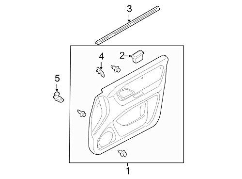 Ford 5L8Z-7823942-AAA - PANEL - DOOR TRIM - Body Ford 5L8Z-7823942-AAA
