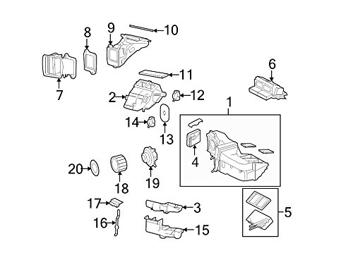 Evaporator Housing Ford 6F2Z-19B555-DA