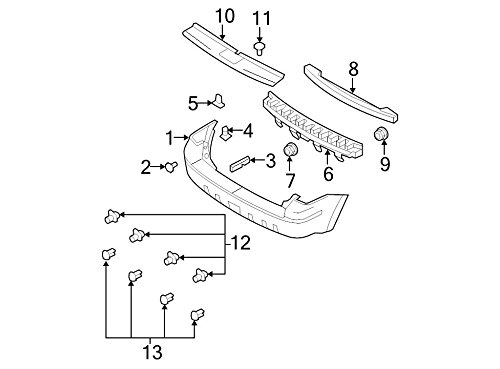 Bumpers Ford 8L8Z-17C882-A