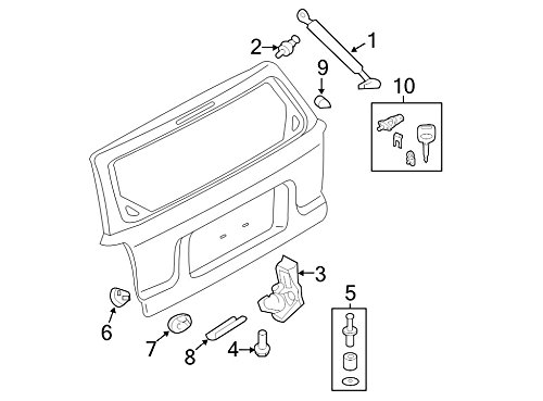 Truck Beds & Tailgates Ford 8L8Z-7843150-B