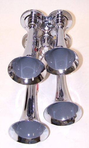 Hammer4 Train Horn,150psi 3Gal Air System &Viair 380C Package Electrical Siege Engineering V380C-3G7-W-A-3/8-150-NV-H4