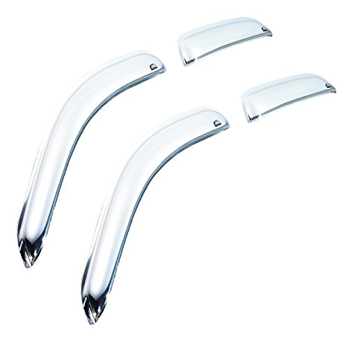 Auto Ventshade 684514 Chrome Ventvisor Window Deflector, 4 Piece Body Auto Ventshade 684514