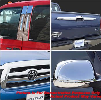 Putco 405133 Chrome Trim Accessory Package Grille Inserts Putco 405133