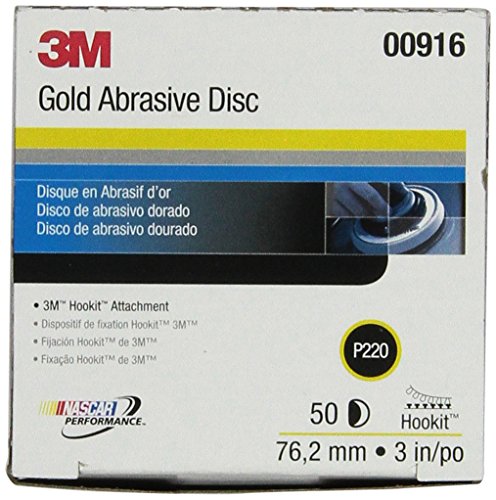 3M 00916 Hookit Gold 3 P220A Grit Disc Sanders 3M 00916