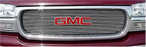 Polished Billet Aluminum Grille Overlay for GMC '99-'02 Sierra & '00-'06 Yukon Categories KC Truck Parts