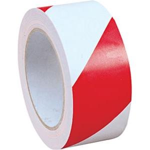 WT2200 - Hazard Warning Tape -2 In. X 108 Ft.- Red Pinstriping Tape Top Tape WT2200
