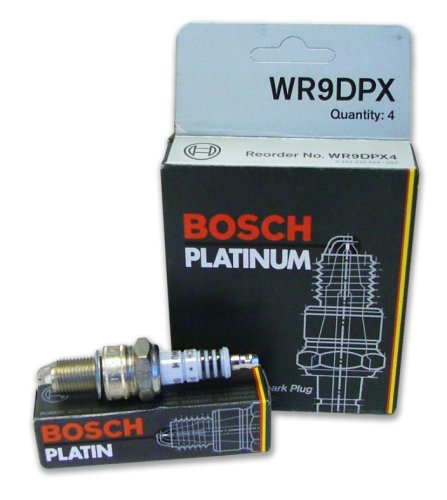 Bosch Platinum Spark Plugs, WR9DPX, Box of 4 Fits: Cadillac, Dodge, Honda, Plymouth, Pontiac, Toyota Spark Plugs Bosch WR9DPX CASE