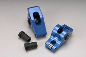 Aluminum Rocker Arms for Small Block Chevy 1.6 Ratio for 7/16 Studs - Narrow Body Self Aligning Rocker Arms BluMax 0335026