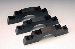 Steel Main Bearing Caps for Chevy 350, 2 Bolt to 4 Bolt Block, Straight Holes Main Bearings PRW 1735003