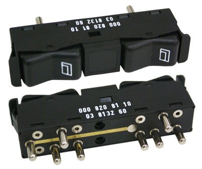 1984-1989 MERCEDES 190D POWER WINDOW SWITCH (RIGHT SIDE WITHOUT SAFETY) Power Window Altrom 0008208110