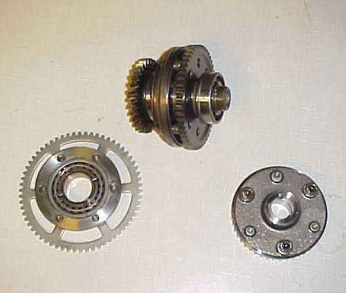 2005 Kawasaki ZZR 600 Zzr600 (zx6j) Starter Clutch Assembly Drive Train Cycle Therapy 1F7EQ5HCEPA