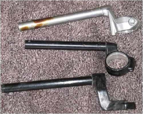 1986 Yamaha YX 600 Radian Left Handlebar Clip On Handlebars Cycle Therapy 4MLMR4FR8P