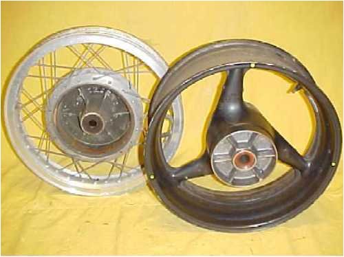 1999 Yamaha XVS 1100 V-star Custom Rear Wheel Wheels & Tires Cycle Therapy JSLNU3DD9QA1