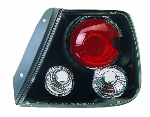 00-02 Hyundai Accent JDM Black Altezza Euro Tail Lights Exterior Accessories ProStreetLighting 11YA99JM