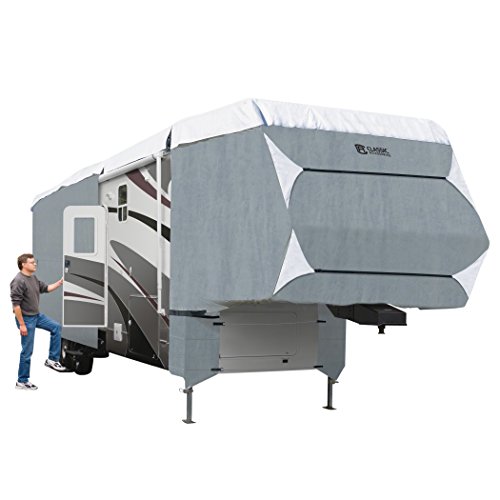 Classic Accessories 75063 Overdrive PolyPro III Deluxe Cover for 37' to 41' Extra Tall 5th Wheel Trailers RV & Trailer Covers Classic Accessories 75063