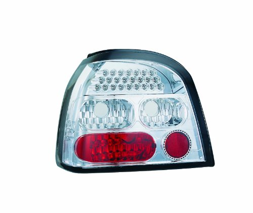 92-97 VW Golf Chrome LED Altezza Euro Tail Lights Exterior Accessories ProStreetLighting 11VG92LED