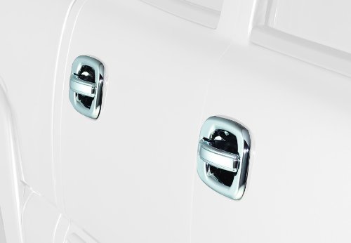 Auto Ventshade 685109 Chrome Door Handle Cover with Passenger Keyhole, 4 Piece Body Auto Ventshade 685109