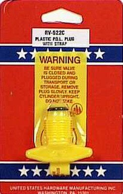 Ush Pol Plug W/Strap Categories U.S. Hardware RV-522C