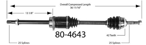 Half-Shaft Assemblies Empi 80-4643