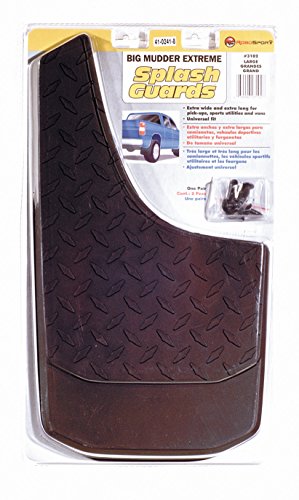 RoadSport 3102 Large Big Mudder Extreme Diamond Plate Design Rubber Splash Guard Mud Flaps & Splash Guards RoadSport 3102