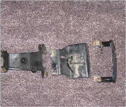 2005 Suzuki GSX 750 F Katana Left Front Floorboard Bracket Floor Boards Cycle Therapy 23Y6LBYD5WF1E