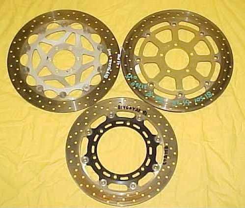 1995 Kawasaki ZX 1100 E Gpz Left Front Brake Rotor Disc Brakes Cycle Therapy Y37NQ5FM9PAF